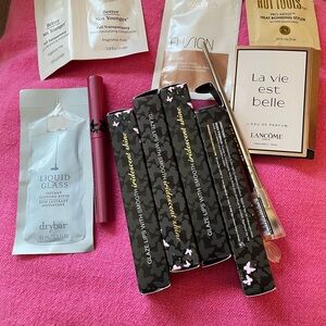 Butter London glazewear, (4) NWT, color Pixie Dust, It Cosmetics brush, samples